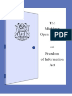 The Michigan Open Meetings Act