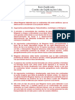 B - 2.1 - Ficha Formativa - Deriva Dos Continentes e Tectónica de Placas (1) - Soluções PDF