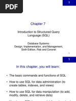 Chapter 7 Introduction To SQL