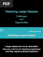 Teaching Large Classes Dick Dendle