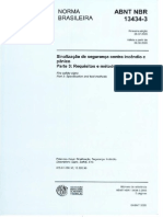 ABNT - NBR 13434 - 3 - 2005 - Sinalização de Segurança Contra Incêndio - Requisitos e Ensaios