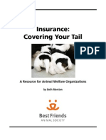 Insurance: Covering Your Tail: A Resource For Animal Welfare Organizations