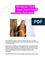 Tips Mengatasi Mual Muntah Saat Hamil Muda