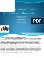 Cresterea Competitivatii Ecocresterea Cimpetitivitatiinomice in Romania