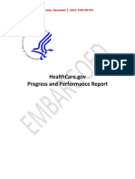 HealthCare.gov Progress Report Final