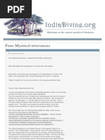 Four Mystical Utterances
