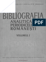 Publicatii periodice 1790-1850