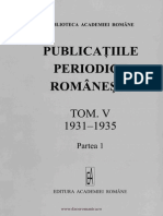 Publicatii Periodice 1925-1931