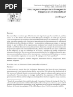Una Segunda Etapa de La Emergencia Indigena en America Latina Jose Beongoa
