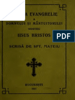 Evanghelia Sf Mateiu 1913
