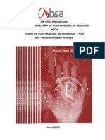 PGCN - Método Brasileiro para Gestão da Continuidade de Negócios