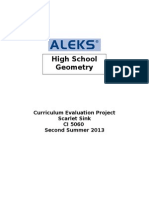 Curriculum Evaluation Project