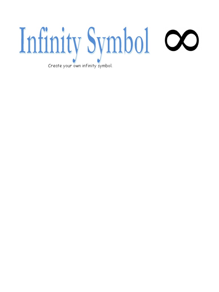 Infinity Symbol | PDF