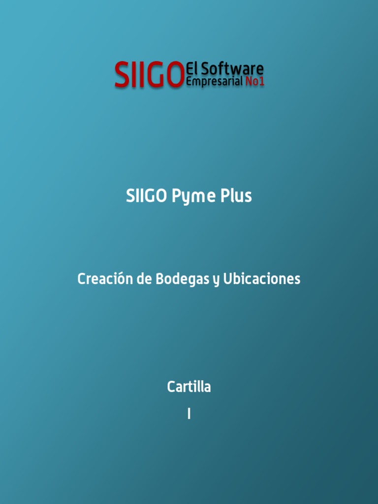Crear Bodegas y Ubicaciones en SIIGO | PDF | Tabla (base de datos ...