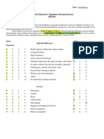 Physical Educators Experience Personal Survey Peeps