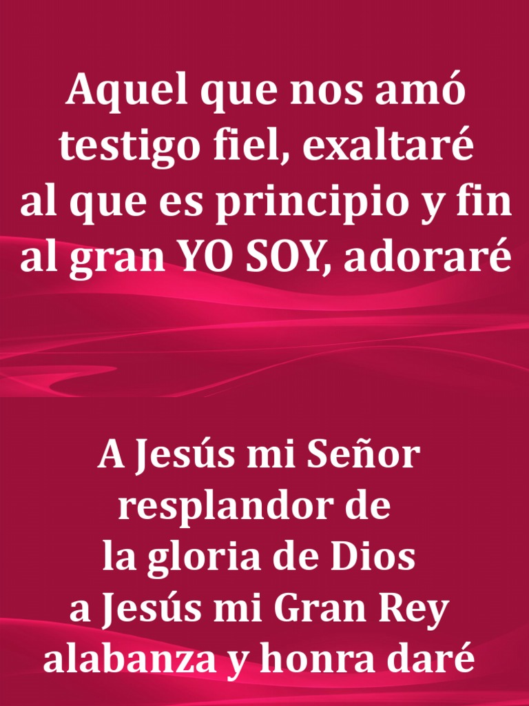 Alabanza al Gran Rey Jesús | PDF