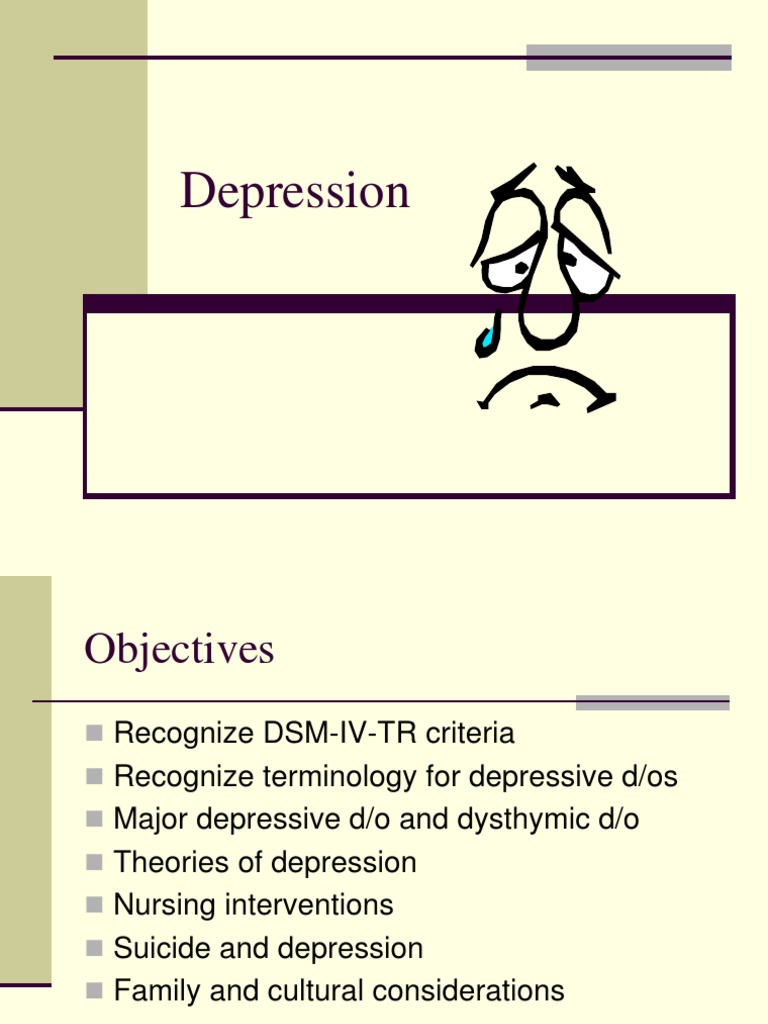 depression case presentation ppt
