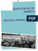 2013 Students for Life of America Annual Report