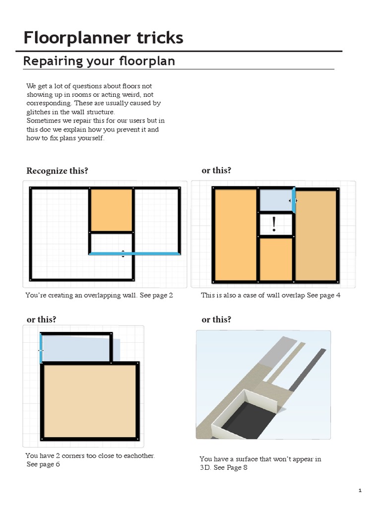 Fixing Floorplan Errors in Floorplanner | PDF | Law