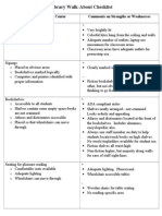 Facility-Walkthrough Evaluation