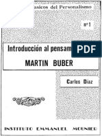Introducción al pensamiento de Martin Buber