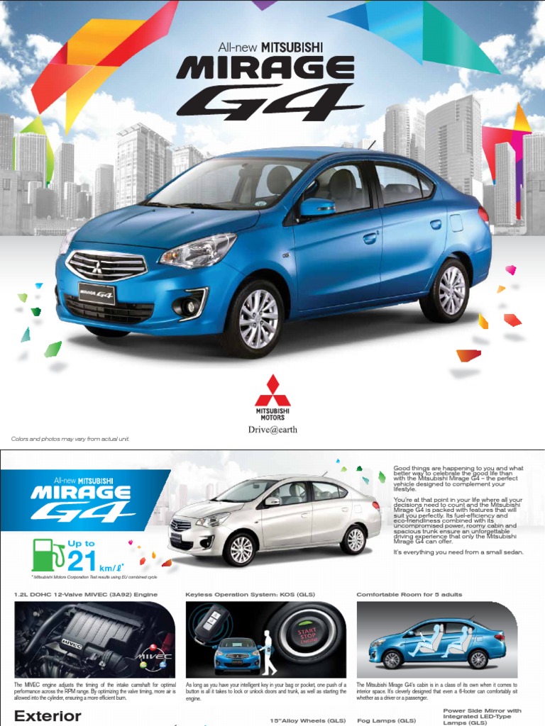 2020 MITSUBISHI MIRAGE G4 OWNERS MANUAL PDF FREE DOWNLOAD visual data 3