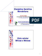 Aula2 Mendeliana Mitose e Meiose