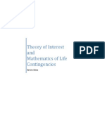 Theory of Interest and Mathematics of Life Contingencies