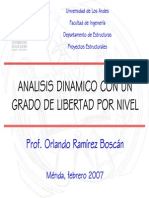 Analisis-Dinamico Con Un Graddo de Libertad Por Nivel