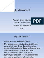 Uji Wilcoxon-T