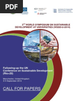 First Call WSSDU-2014 Manchester