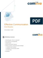 Effective Communication: Email Etiquettes