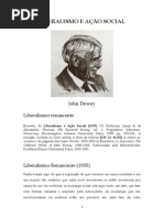 DEWEY, John (1935) Liberalismo e ação social. Excertos - Liberalismo renascente