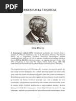 DEWEY, John (1937) A democracia é radical