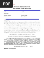 Download Standing Waves Lab by jamesyu SN188483 doc pdf