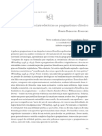 Notas introdutórias ao pragmatismo clássico 