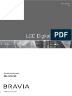 LCD Digital Color TV: KDL-32VL140