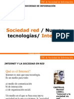 Sociedad Red Nuevas Tecnologías Internet - Manuel Castells