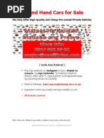 Download Second Hand Cars for Sale in Cavite by Jayson Guevarra SN188504177 doc pdf