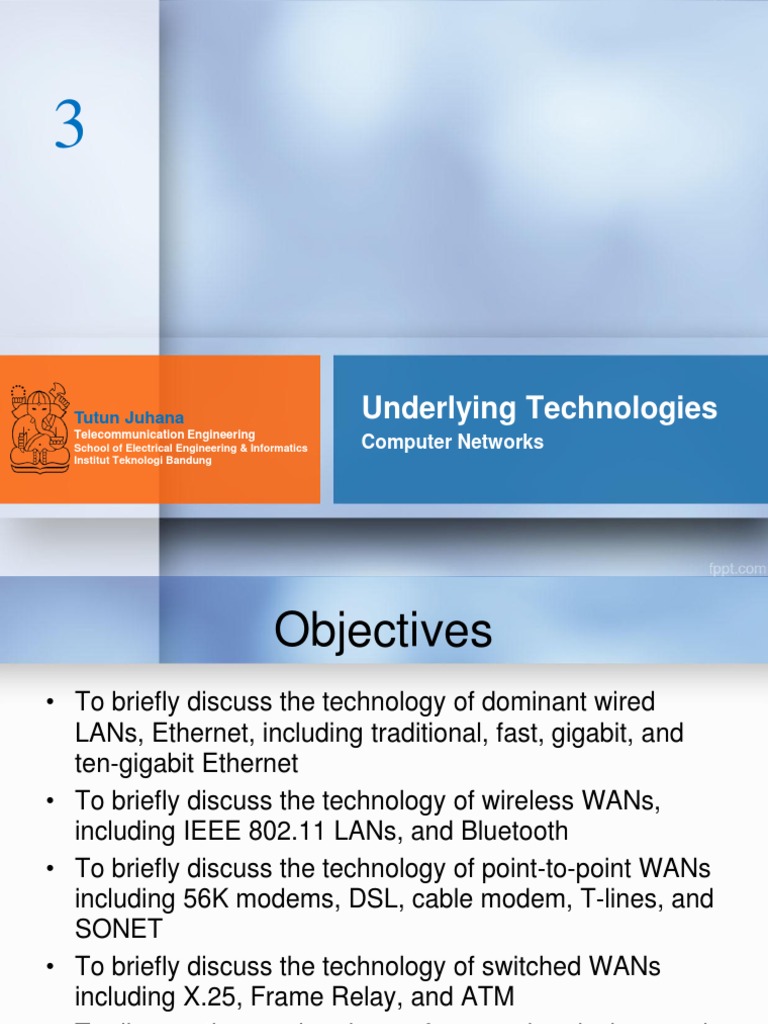 3 Underlying Technologies | PDF | Ethernet | Wide Area Network