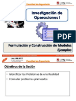 T1.3.1 IO I - UPN - Programación Lineal - Formulación - Ejemplos