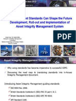 How Management Standards Can Shape The Future Development, Roll-Out and Implementation of Asset Integrity Management System