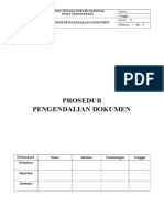 Contoh Prosedur Pengendalian Dokumen