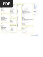 OpenSCAD CheatSheet