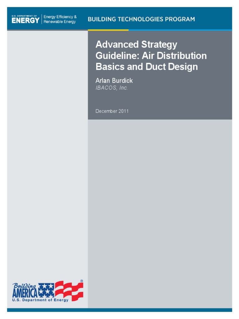 Air Distribution and Duct Design | PDF | Technology & Engineering