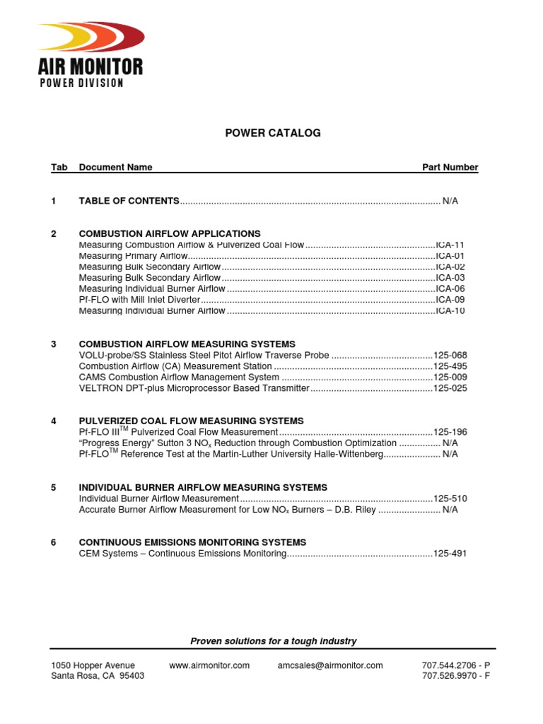 Air Moniter | PDF | Duct (Flow) | Combustion