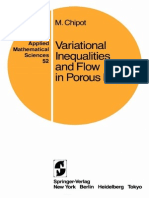 (Applied Mathematical Sciences 52) M. Chipot-Variational Inequalities and Flow in Porous Media (Applied Mathematical Sciences)-Springer (1984)