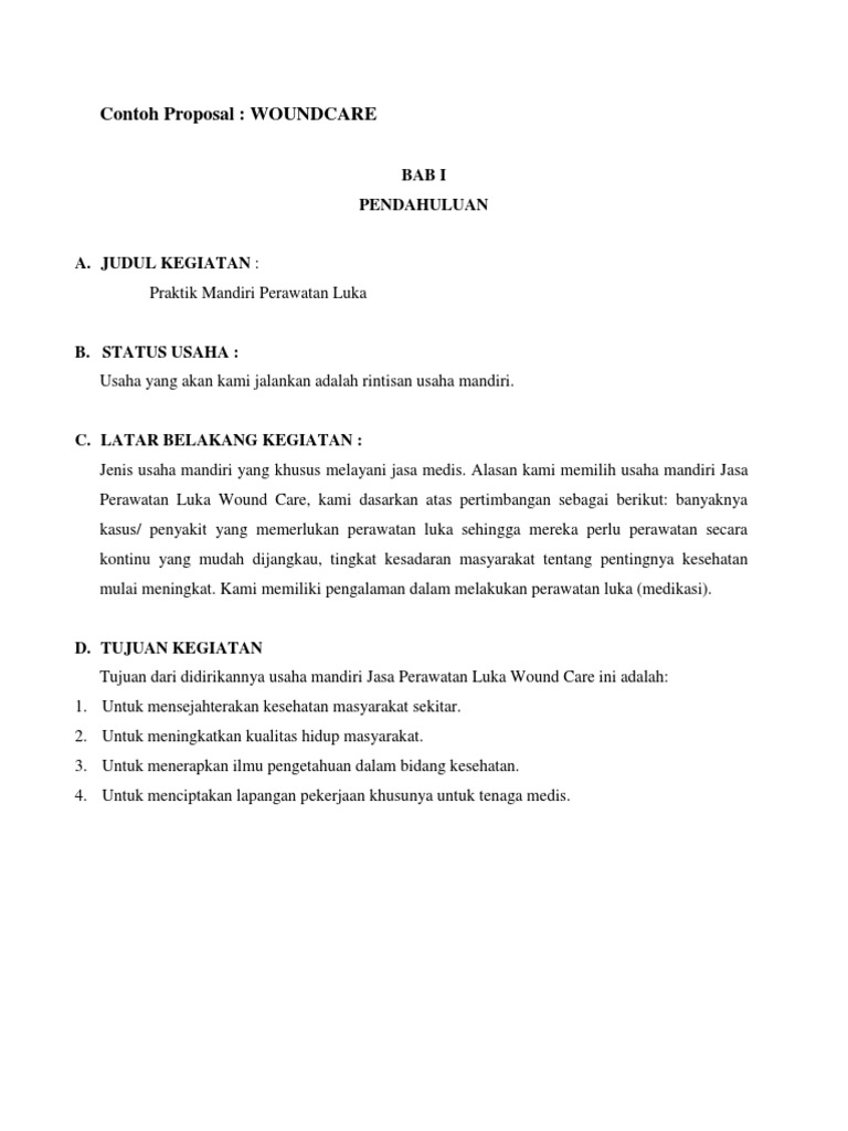 Contoh Proposal