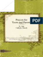 Teen and Parent Prayer Booklet