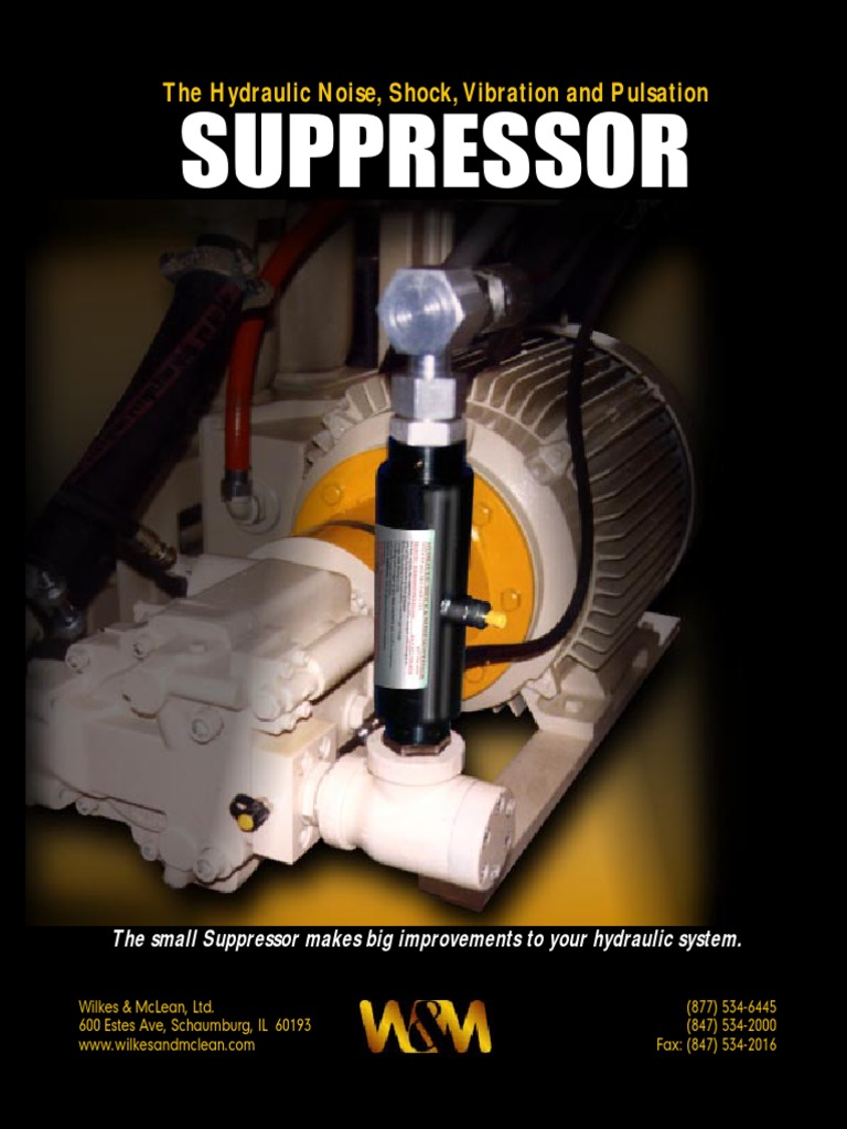Suppressor The Hydraulic Noise, Shock, Vibration and Pulsation PDF